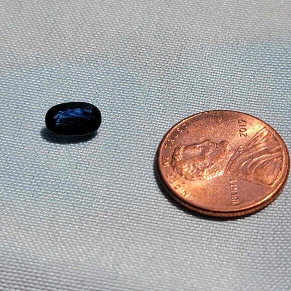 Flawless Unheated CERTIFIED 1.39 Carat African Sapphire!! - Picture 4 of 5